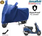 Polyester Two Wheeler Cover, Blue