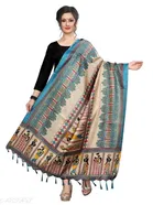 Cotton Silk Dupatta for Women 