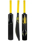 Premium Full Size Heavy Black Plastic Cricket Bat for Tennis Ball Play Bat for All Age Groups – Boys/Girls/Adults