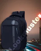 Rubber Backpack for Men & Women, Black