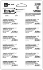 EVEREADY Carbon Zinc AA Battery 