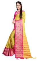 Cotton Embellished Saree for Women 