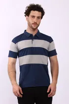 Colorblocked Polo T-Shirt for Men 