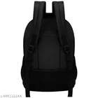 Polyester Backpack with Wallet for Men, Black, Set of 2