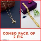 Alloy Pendant with Chain & Bracelet for Women 