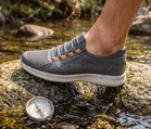 PVC Sports Shoes for Men, Black 
