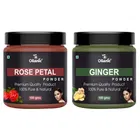 Natural Rose Patel & Ginger Powder for Skin & Hair 