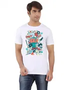 Printed Half Sleeves Round Neck T-Shirts for Men 