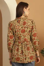 Cotton Printed Top for Women 
