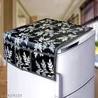 KANUSHI Industries® Fridge /Refrigerator Top Cover + 1 Pc Top Load Fully Automatic Washing Machine Cover + 1 Pc Microwave/Oven Top Cover
