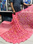 Georgette Printed Saree for Women 