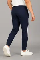 Polyester Blend Regular Fit Track Pants for Men 