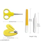 Plastic Manicure Pedicure Care Kit for Infants 