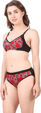 Cotton Blend Lingerie Set for Women 