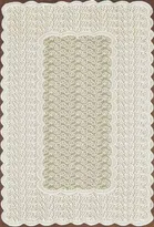 BALLEY Luxurious Attractive Floral Design Poly Cotton 4 Seater Center Table Cover for Living Room 