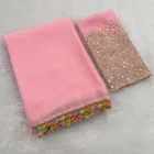 Silk Woven Design Saree for Women, Pink 