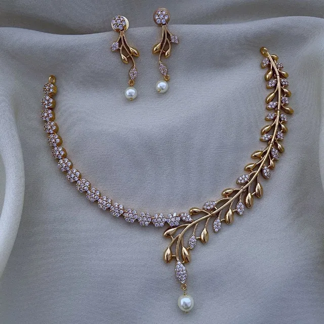 Party Wear Jewellery Set for Women (Pink, Free Size)