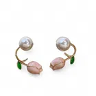 Brass Studs Earrings for Women 