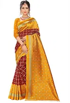 Mysore Silk Printed Saree for Women 