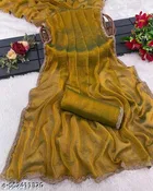 JImmy Choo Saree for Women, Gold 