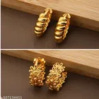 Gold-Plated Earrings/Studs/Bali Combo For Women'S/Girls