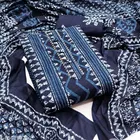 Cotton Blend Floral Printed Unstitch Dress Material for Women 