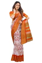 Cotton Printed Saree for Women 