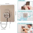 Waterproof Self Adhesive Large Wall Hooks for Home 