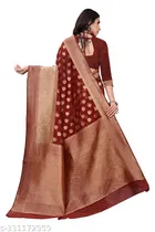 Chanderi Cotton Zari Woven Saree for Women 