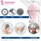 Majestique Microfiber Hair Towel Wrap for Women & Men For Quick Hair Dry 