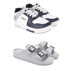 Combo of Sports Shoes & Sliders for Men 