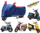 Polyester Universal Waterproof Motorcycle Cover (Blue & Red)