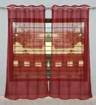 Sheer Plain Maroon Door Curtain 7ft Combo 