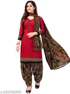 Cotton Printed Salwar Suit for Women 