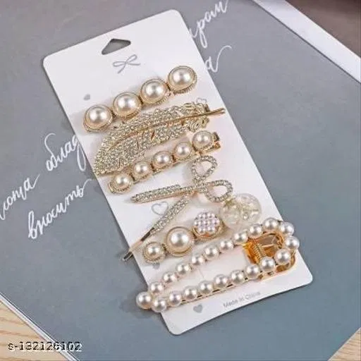 Hair Pins for Women (Gold, 3 Pcs)
