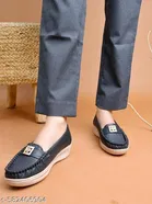Shoetopia Synthetic Loafers for Women 