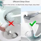 Plastic Golf Shape Toilet Cleaning Brush 