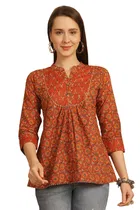 Cotton Printed Top for Women 