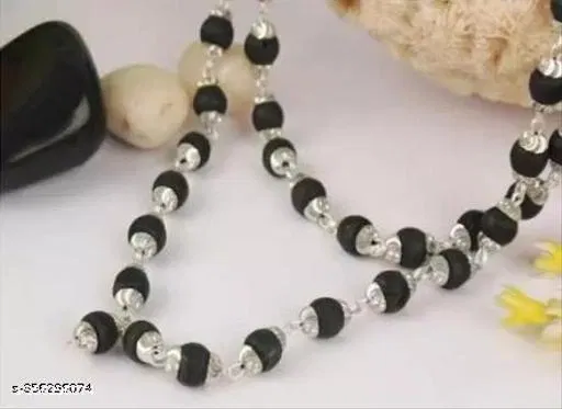 Mala Chain for Men (Black, Pack of 1)