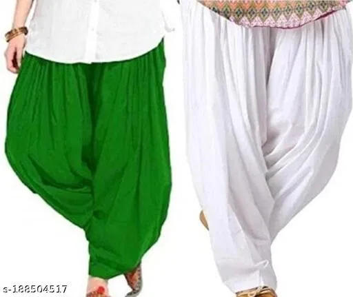 Salwar for Women, Pack of 2 (Green, 40)