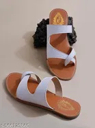 Shoetopia Girls Flat Sandals White Size 7
