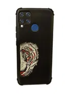 Synthetic Pu Leather Back Cover For Realme Rmx2180 / C15 