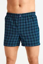 Polycotton Checkered Boxer for Men (Light Blue, XXL)