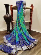 Georgette Abstract Saree for Women 