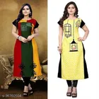 Crepe Printed Kurti for Women 