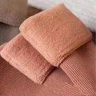 Velvet Solid Socks for Women 