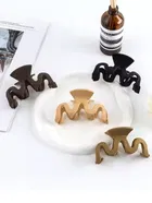 Acrylic Hair Clip, Pack of 6 (Multicolor)