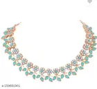 Alloy Necklace with Earrings for Women 