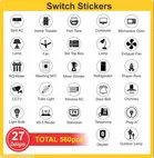 PVC Switch Stickers 