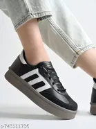 Shoetopia Girls Sneakers Black 